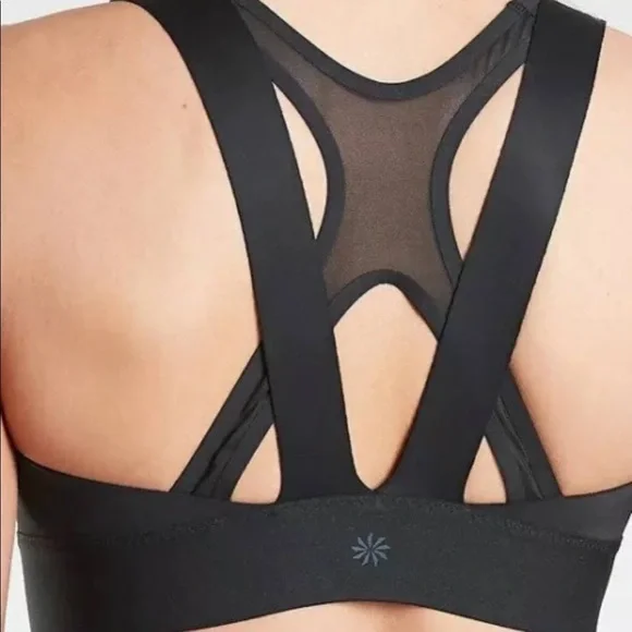 NWT Reversible Athleta Bra Black XS Neutral Sports Bra Wire-free Wireless